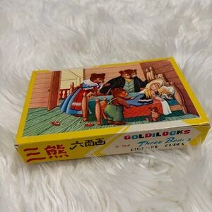 Goldie locks vintage the three bears cube puzzle